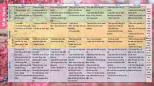 Thực đơn 4 mùa theo Thực dưỡng